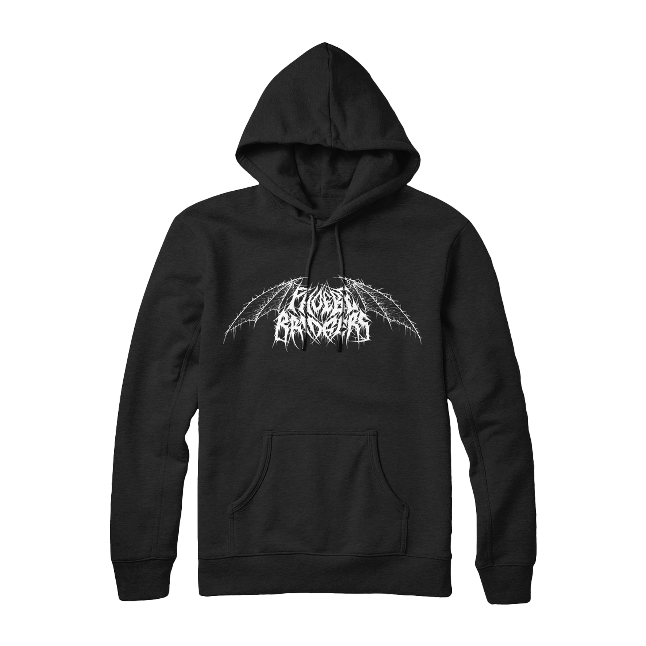Metal Logo Black Hoodie